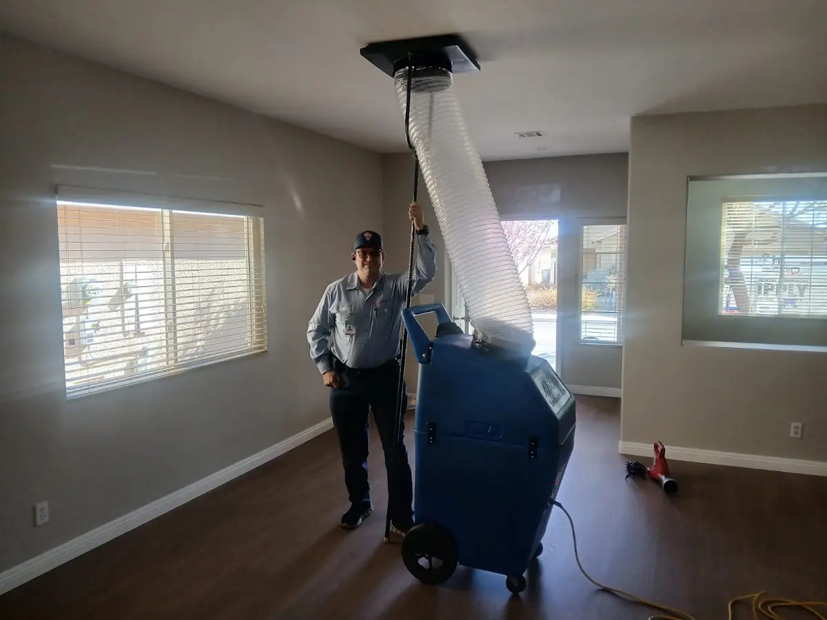 Professional Dryer Vent Cleaning work inside a Galt home